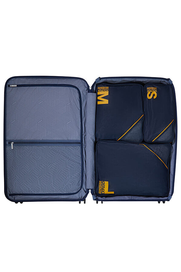 Packing Cubes Set van 3 packing cubes | American Tourister American Tourist. Ta Packing Cubes S/M/L  Navy/Orange