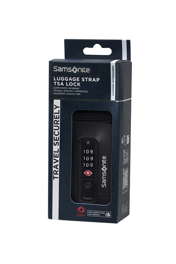 Samsonite Ta Revolution Luggage Strap/TSA Lock  Zwart