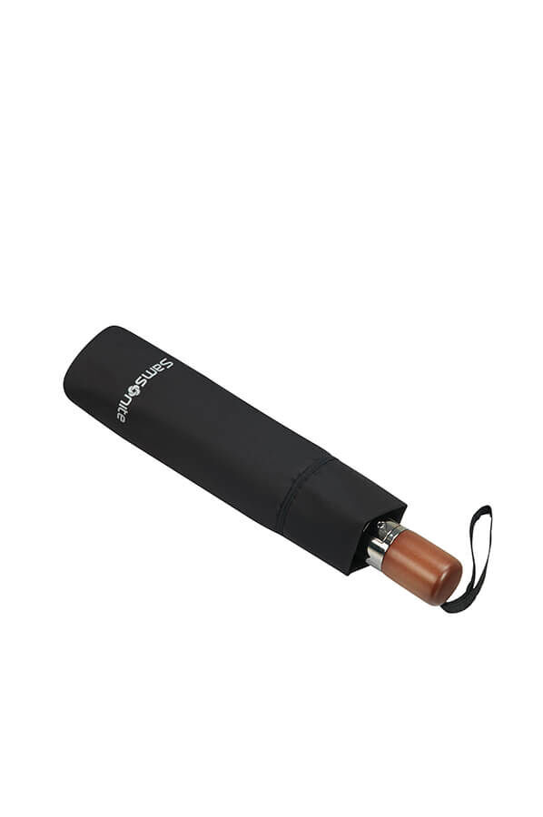 Samsonite Wood Classic S 3 Sect. Auto O/C Short  Zwart