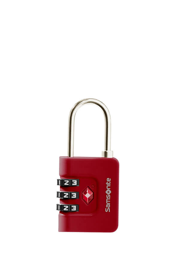 Samsonite Ta Revolution Combilock 3 dial TSA  Rood