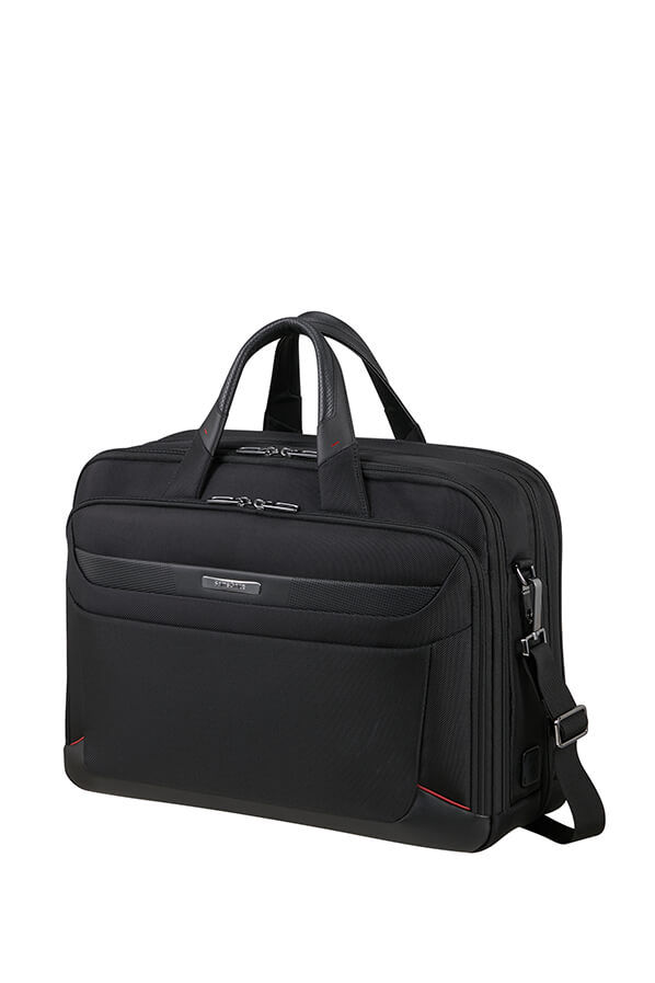 Samsonite Pro-Dlx 6 Bailhandle Expandable 17.3'  Zwart