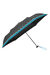 Samsonite C Collection Paraplu  Black/Turquoise Reflective