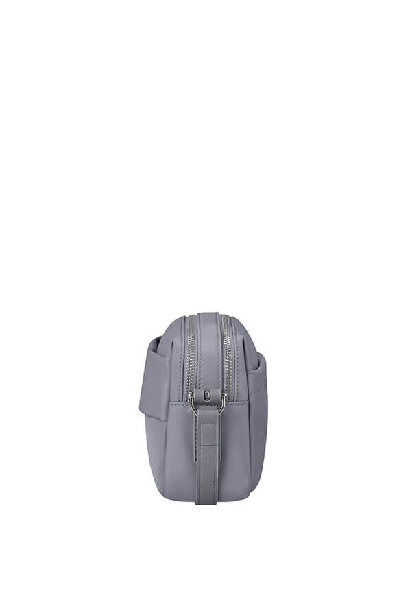 Samsonite Zalia 3.0 Shoulder Bag 2 Comp  Silver Grey