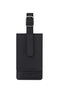 Samsonite Ta Revolution Leather Luggage Tag  Zwart
