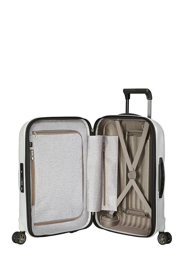 Samsonite C-Lite Spinner Expandable 55cm  Off white