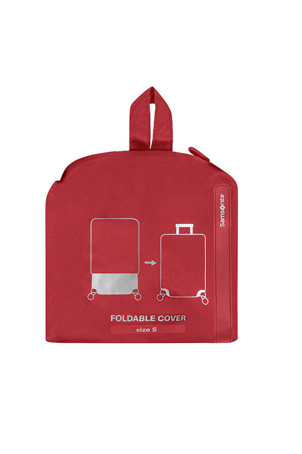 Samsonite Ta Revolution Foldable Luggage Cover S  Rood
