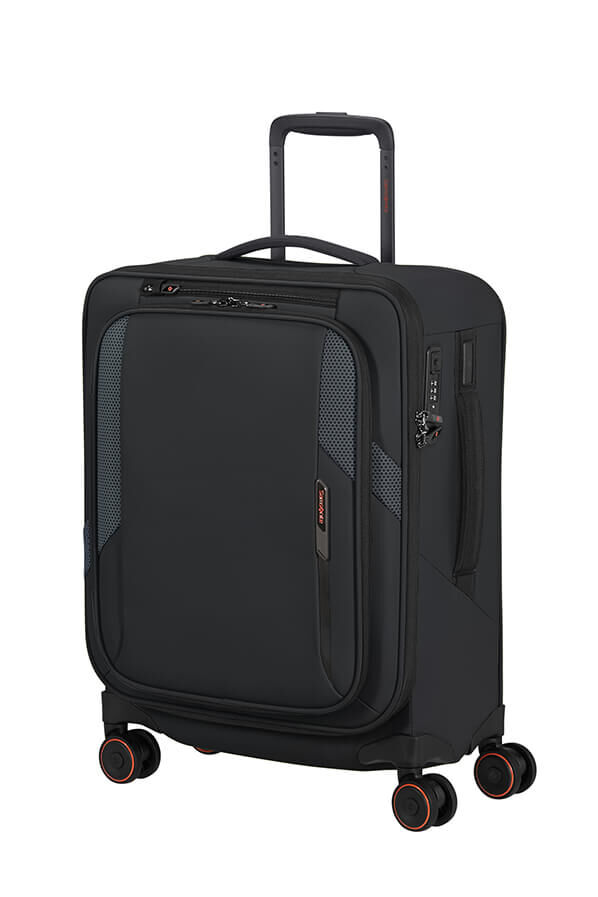 Samsonite Glazed Spinner Expandable 55cm  Zwart