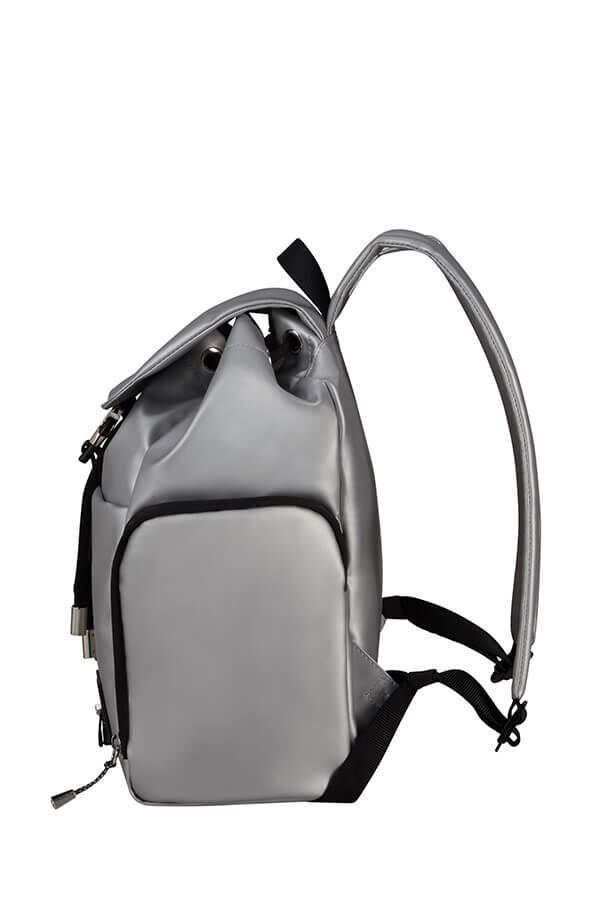 Samsonite Wander Last Backpack 3PKT 1 Buckle  Metallic Zilver