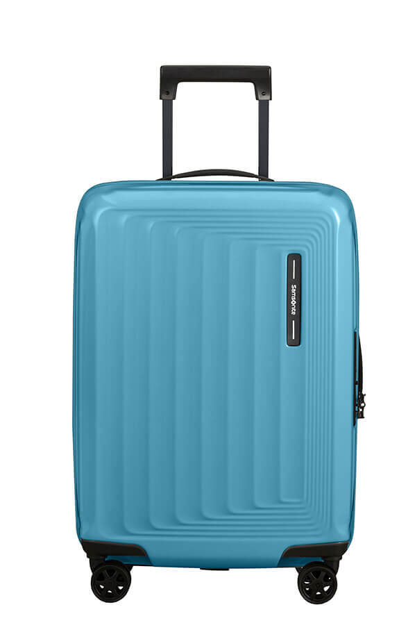 Samsonite Nuon Spinner Expandable 55cm  Metallic Ocean Blue