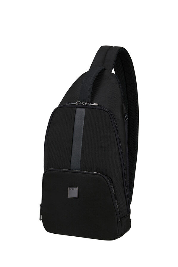 Samsonite Sacksquare Sling Bag M  Black