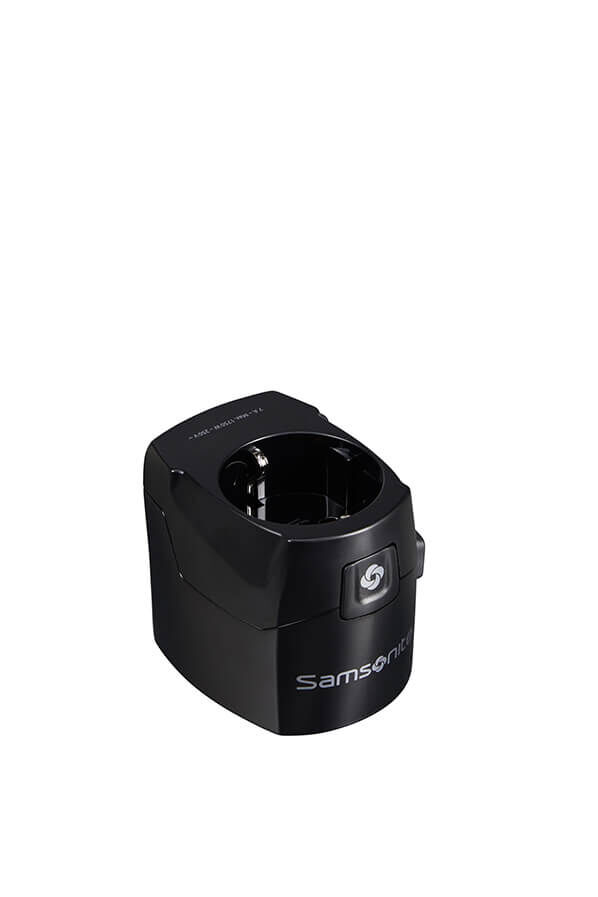 Samsonite Travel Accessories World Adaptor Pro 3-P+USB Zwart