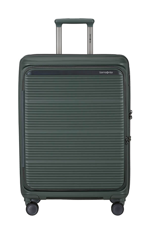 Samsonite Paralux Spinner Expandable Medium Sp 67cm  Olijfgroen
