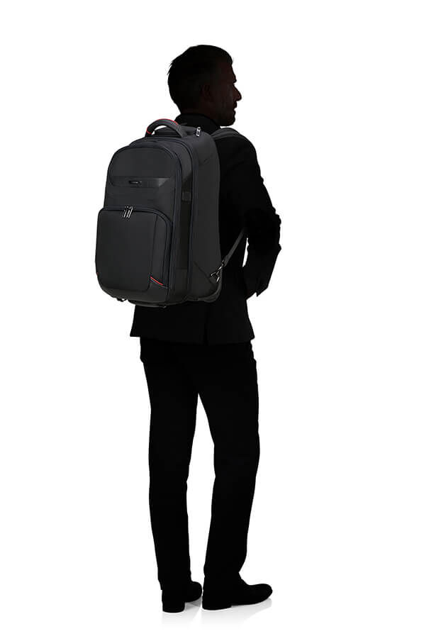 Samsonite Pro-DLX 6 Laptop Backpack with Wheels  17.3inch Zwart