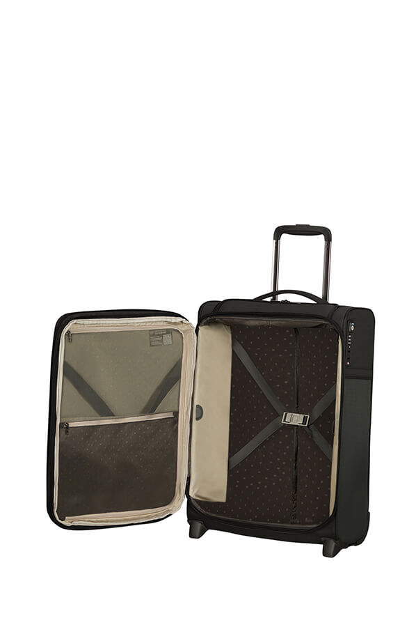 Samsonite Airea Upright Expandable Toppocket 55cm  Zwart