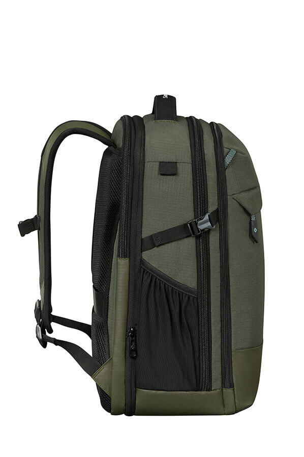 Samsonite Roadseeker Laptop Backpack Expandable L  Dark Olive