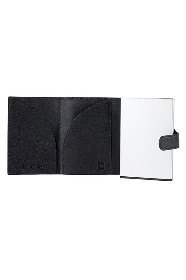 Samsonite Alu Fit 202 - Slide-up Wallet  Zwart