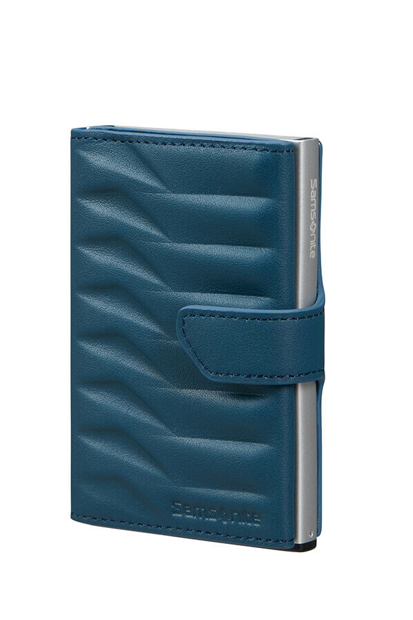 Samsonite Alu Fit Slide-up Wallet Proxis  Petrol Blue