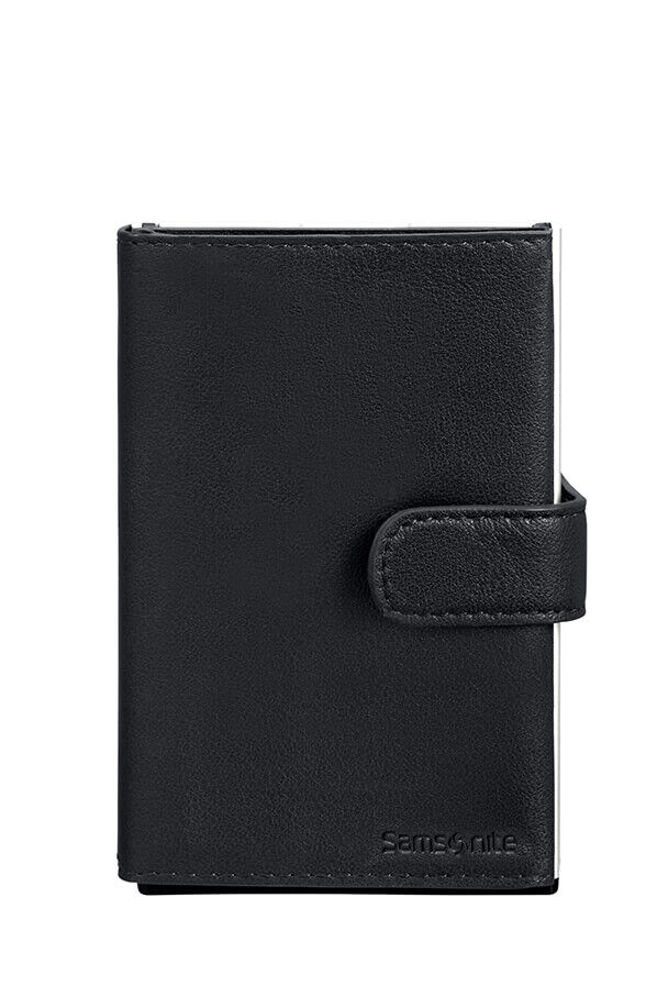 Samsonite Alu Fit 202 - Slide-up Wallet  Zwart