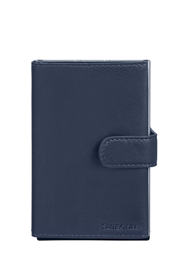Samsonite Alu Fit 202 - Slide-up Wallet  Blauw