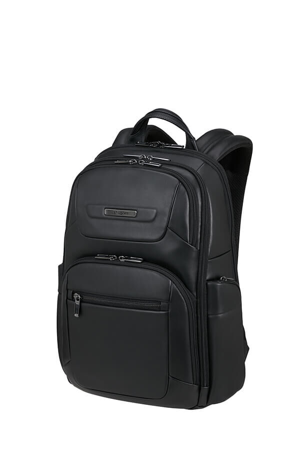 Samsonite Pro-Dlx 6 Leather Backpack 15.6'  Zwart