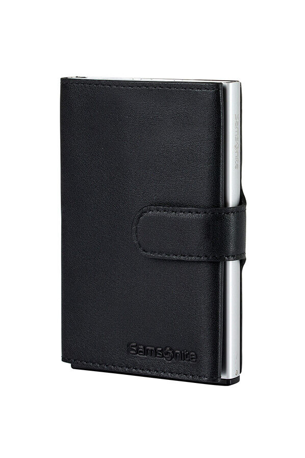Samsonite Alu Fit 202 - Slide-up Wallet  Zwart