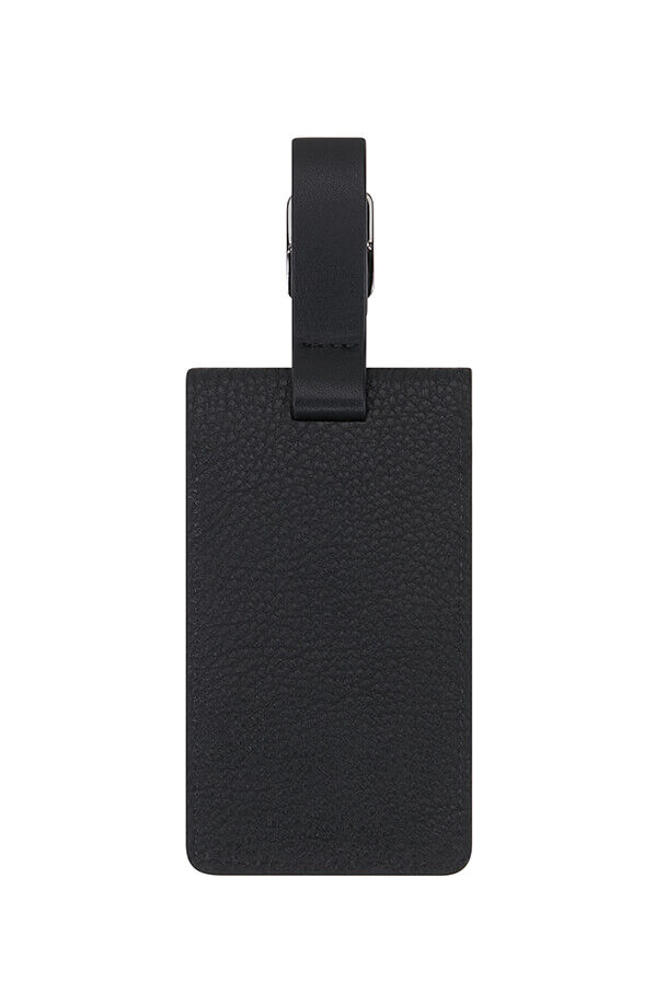 Samsonite Ta Revolution Leather Luggage Tag  Zwart