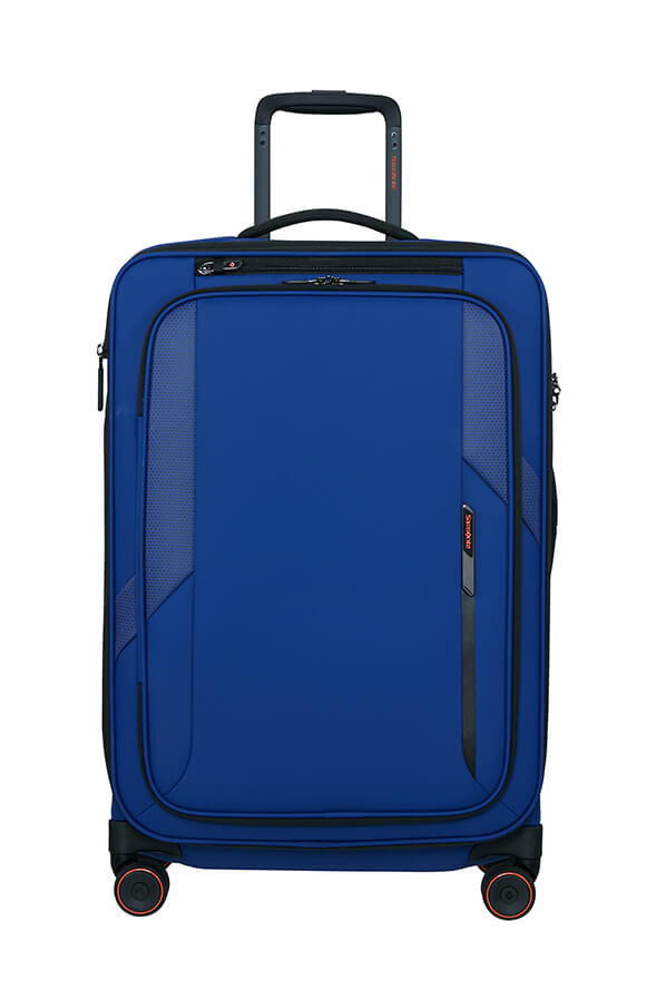 Samsonite Glazed Spinner Expandable 67cm  Electric Blue