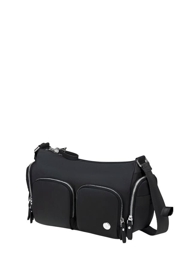 Samsonite Karissa Evo Shoulder Bag Multi Pkt  Zwart