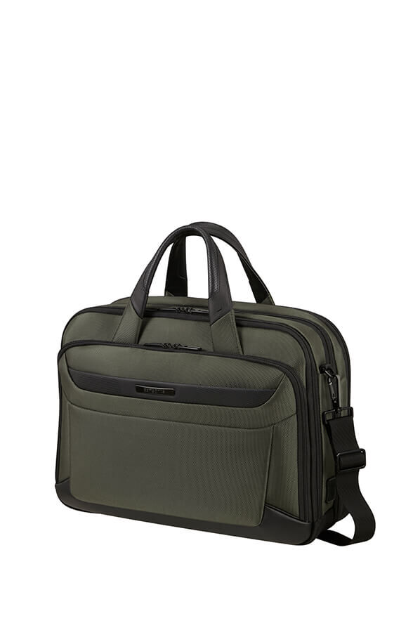 Samsonite Pro-Dlx 6 Bailhandle Expandable 15.6'  Groen