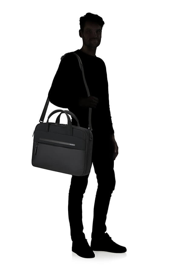 Samsonite Moderny Laptop Briefcase 15.6'  Zwart