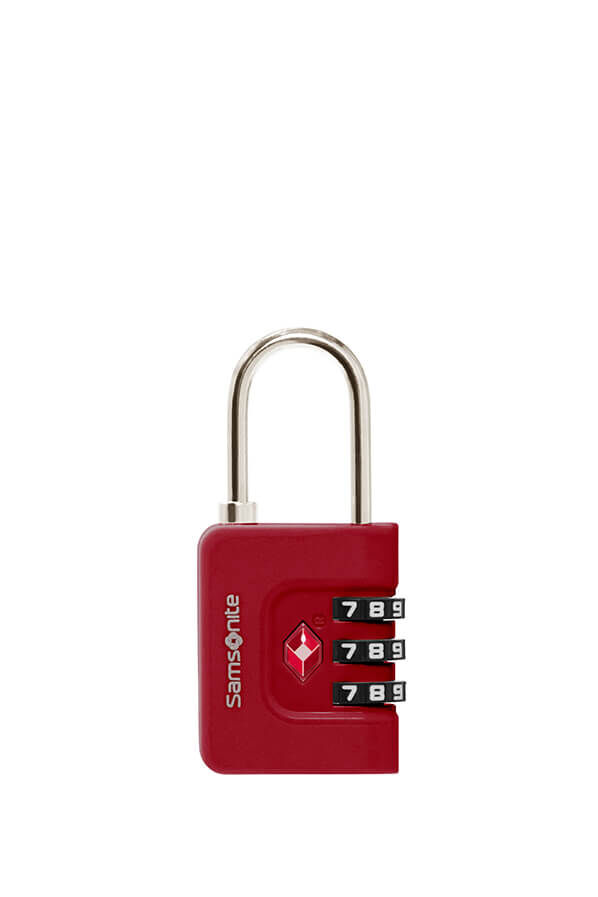 Samsonite Ta Revolution Combilock 3 dial TSA  Rood