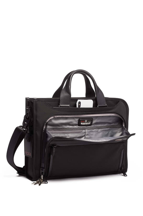 TUMI Alpha 3 SLIM DELUXE PORTFOLIO Black