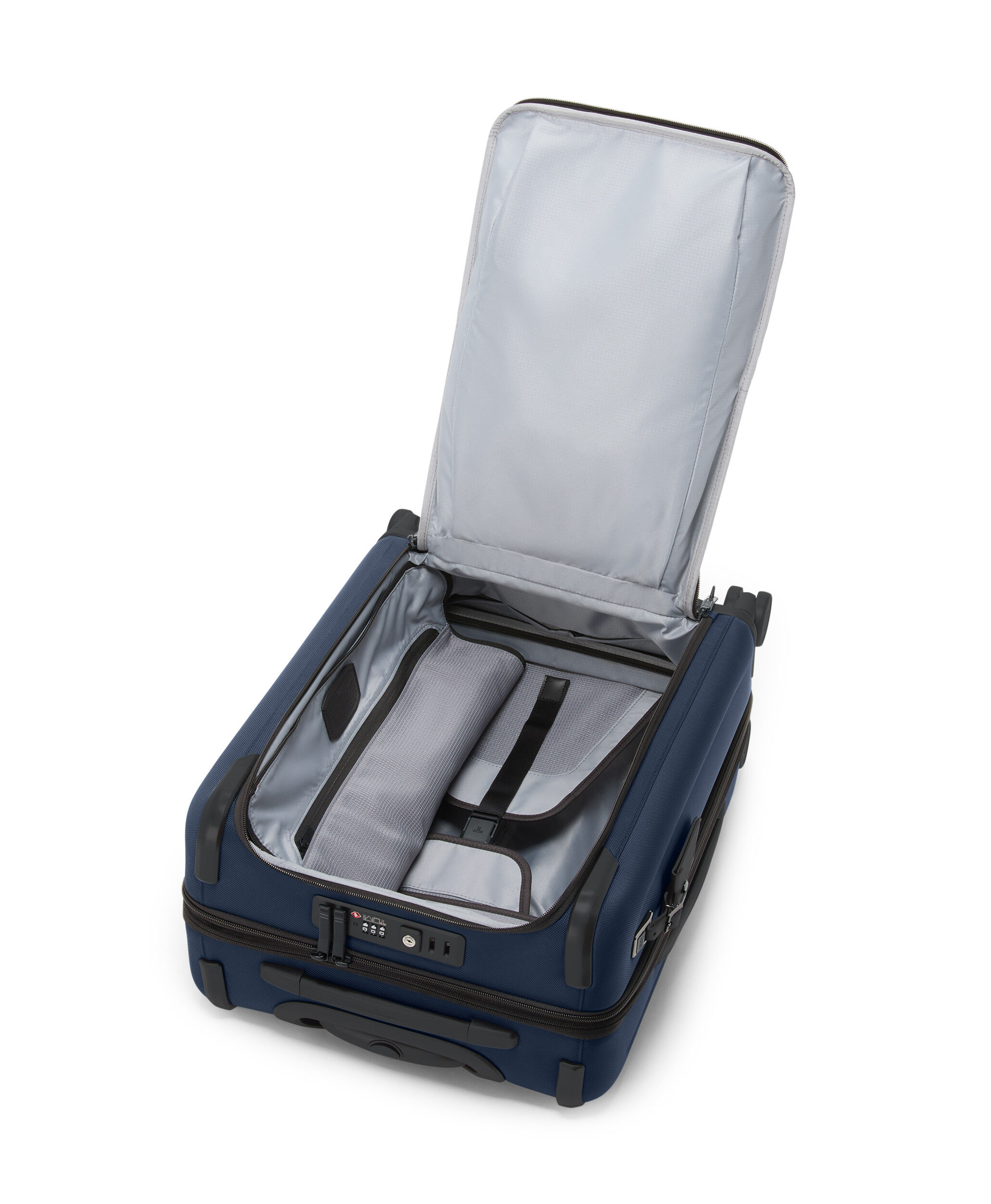 Alpha Koffer Uitbreidbaar(4 wielen) | TUMI Uitbreidbare cabinekoffer met dubbele toegang - large