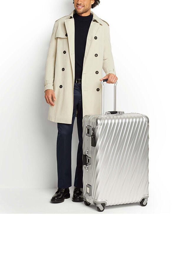TUMI 19 Degree Aluminium EXTENDED TRIP PACKING Texture Silver