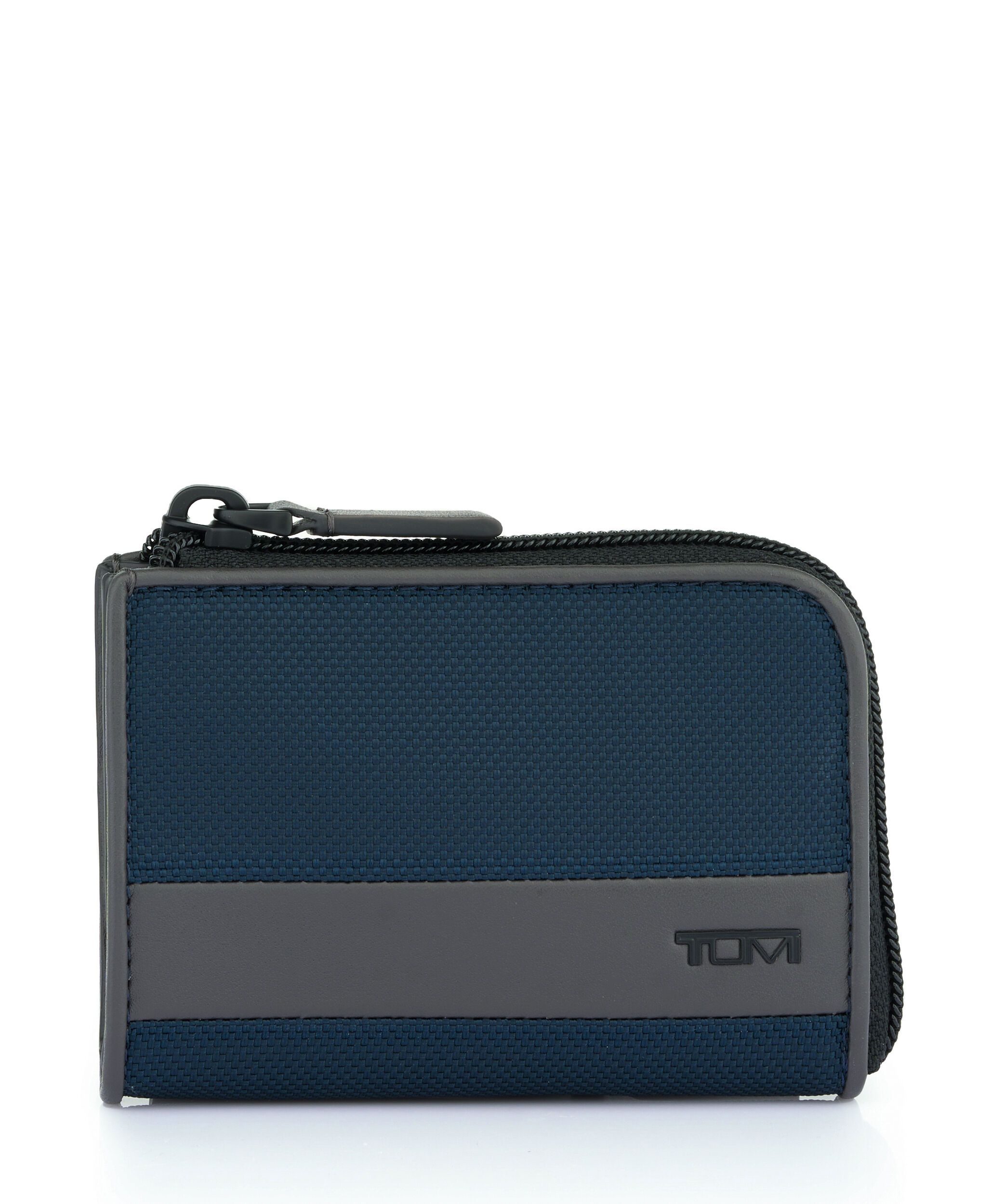 TUMI Alpha ZIP CARD CASE  Navy/Grey